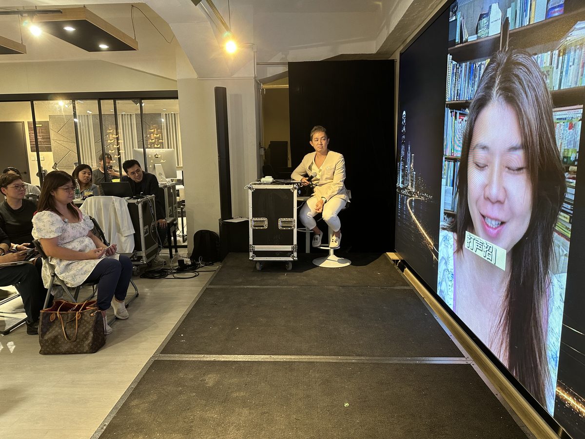 詹瑞文台上同學員拆解